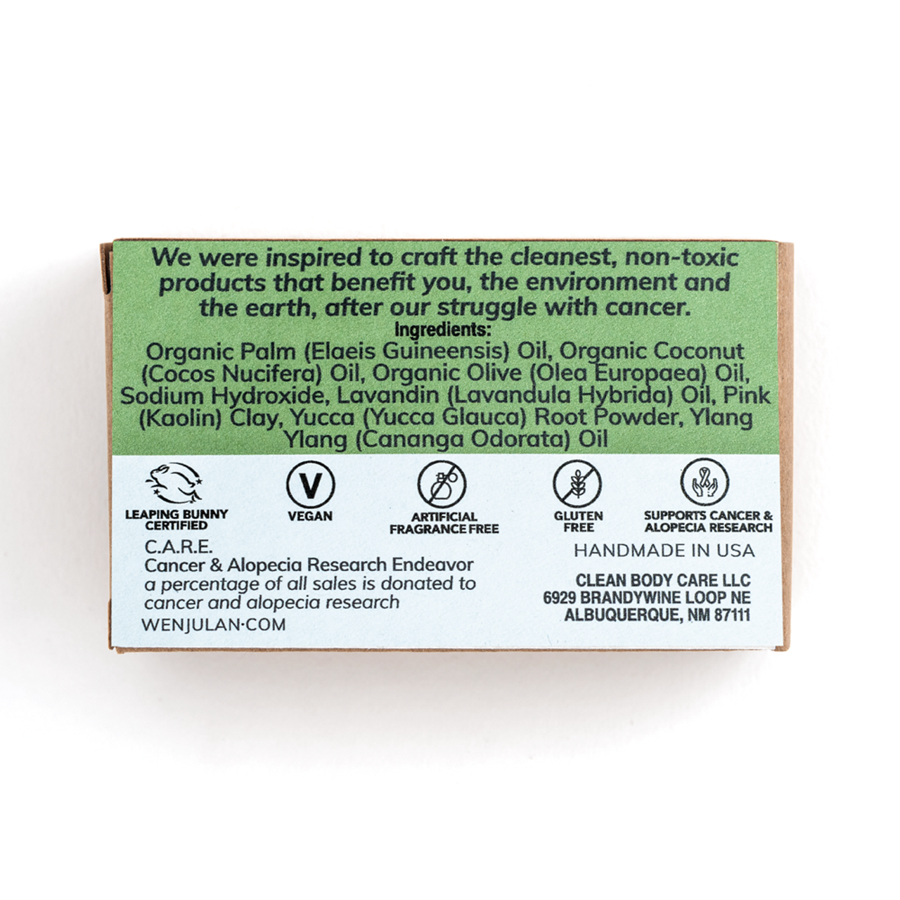 Sensitive Skin Cleansing Soap Bar With Kaolin Clay